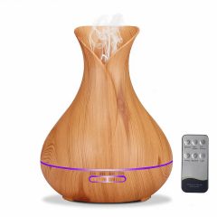   Ultrahangos Aroma Diffúzor – Tulipán Alakú, Fahatású Fenyő Színű