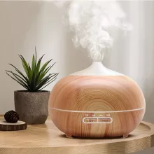 Ultrahangos Aroma Diffúzor – Hagyma Alakú, Fahatású Fenyő Színű