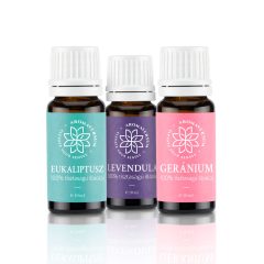 100% Tisztaságú 3 Darabos Hűsítő Harmónia Illóolajcsomag