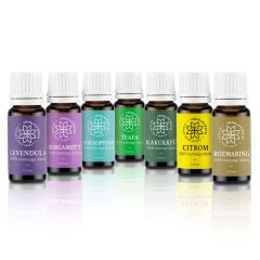 100% Tisztaságú 7 Darabos Asztma Illóolajcsomag