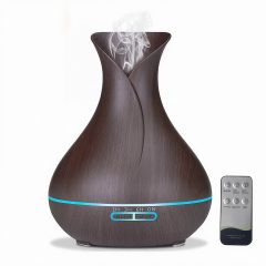   Ultrahangos Aroma Diffúzor – Tulipán Alakú, Fahatású Ében Színű