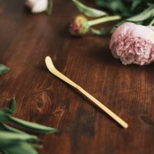 Chashaku Világos Bambusz Matcha Teakanál