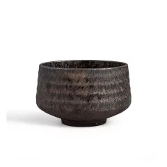 Japán Kerámia Matcha Tál - Hagane