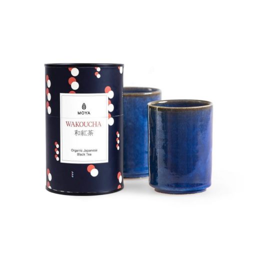 Wakoucha 60 g & 2 Kaze Bögre Organikus Szálas Tea Szett 