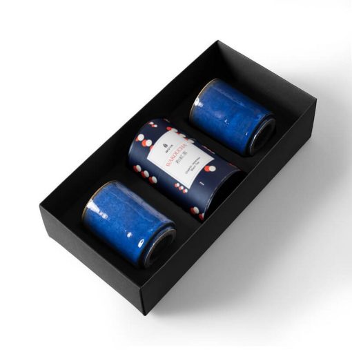 Wakoucha 60 g & 2 Kaze Bögre Organikus Szálas Tea Szett 