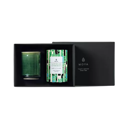 Moya Kasai Organikus Szálas Tea Szett - Matcha Iri Genmaicha 60 g