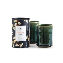 Kukicha 60 g & 2 Kasai Bögre Organikus Szálas Tea Szett 