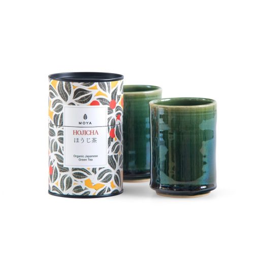 Hojicha 60 g & 2 Kasai Bögre Organikus Szálas Tea Szett 