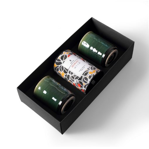 Hojicha 60 g & 2 Kasai Bögre Organikus Szálas Tea Szett 