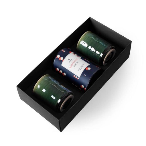 Wakoucha 60 g & 2 Kasai Bögre Organikus Szálas Tea Szett 