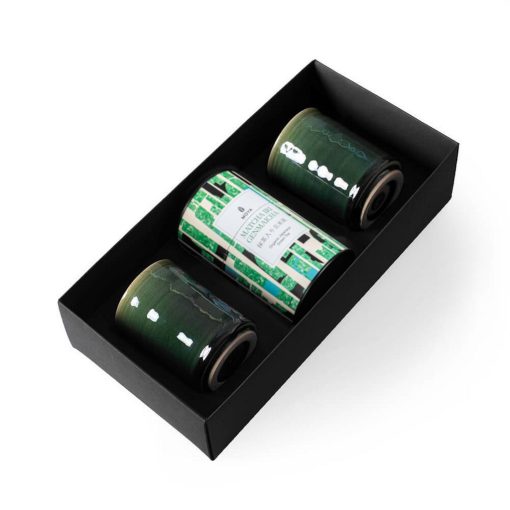 Matcha Iri Genmaicha 60 g & 2 Kasai Bögre Organikus Szálas Tea Szett 