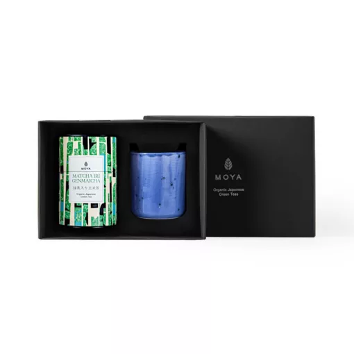 Moya Maru-kun Organikus Szálas Tea Szett - Matcha Iri Genmaicha 60 g