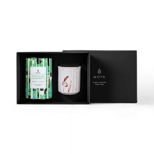 Moya Sato Organikus Szálas Tea Szett - Matcha Iri Genmaicha 60 g