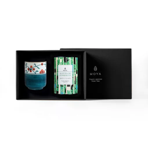 Moya Sanza Organikus Szálas Tea Szett - Matcha Iri Genmaicha 60 g