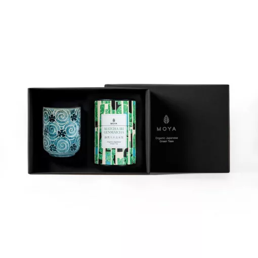 Moya Nenu Organikus Szálas Tea Szett - Matcha Iri Genmaicha 60 g