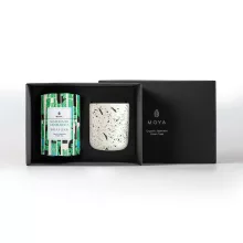 Moya Shimo Organikus Szálas Tea Szett - Matcha Iri Genmaicha 60 g