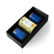 Yuzu 60 g & 2 Kaze Bögre Organikus Szálas Tea Szett 