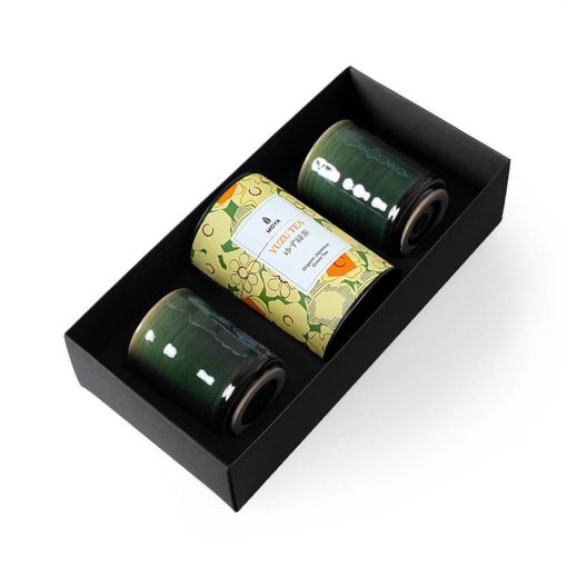 Yuzu 60 g & 2 Kasai Bögre Organikus Szálas Tea Szett 