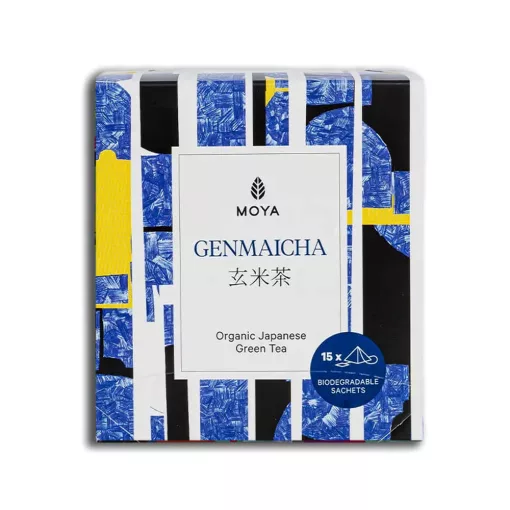 Organikus Japán Filteres Zöld Tea 15×1,5 g - Genmaicha