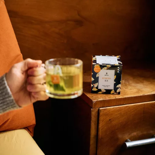 Organikus Japán Filteres Zöld Tea 15×1,5 g - Kukicha