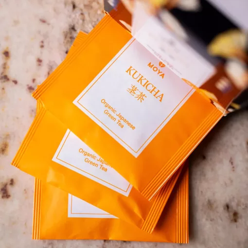 Organikus Japán Filteres Zöld Tea 15×1,5 g - Kukicha