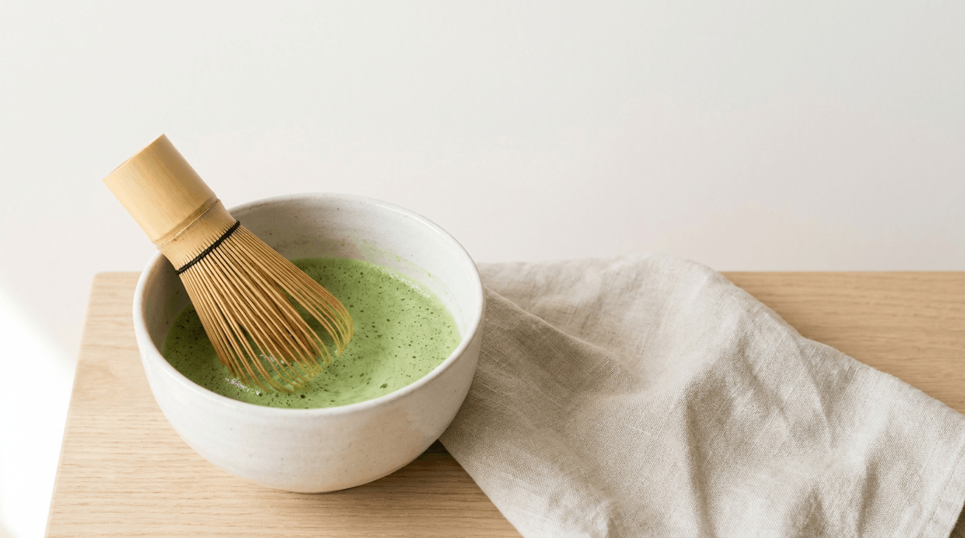 Matcha habosítás: chasen vs. elektromos habosító